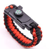 Braided Bracelet Men Multi-function Paracord Survival Bracelet Outdoor Camping Rescue Emergency Rope Bracelets For Women