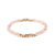 BOJIU Multicolor Crystal Strand Bracelets For Women Gold Acrylic Copper Beads Pink White Black Gray Crystal Bracelet Femme BC226