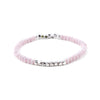 BOJIU Multicolor Crystal Strand Bracelets For Women Gold Acrylic Copper Beads Pink White Black Gray Crystal Bracelet Femme BC226