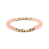 BOJIU Multicolor Crystal Strand Bracelets For Women Gold Acrylic Copper Beads Pink White Black Gray Crystal Bracelet Femme BC226