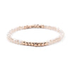 BOJIU Multicolor Crystal Strand Bracelets For Women Gold Acrylic Copper Beads Pink White Black Gray Crystal Bracelet Femme BC226